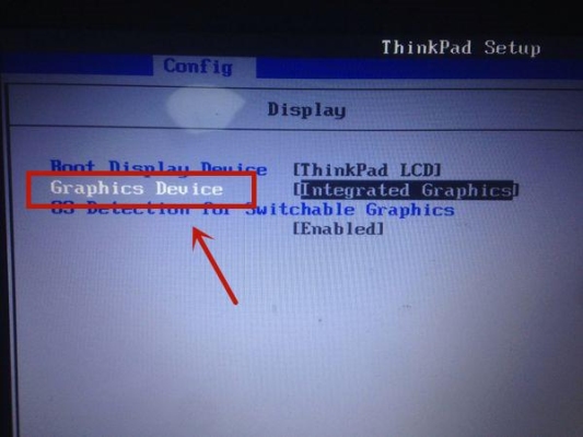 bios禁用独立显卡怎么设置？（thinkpad l430 显卡）