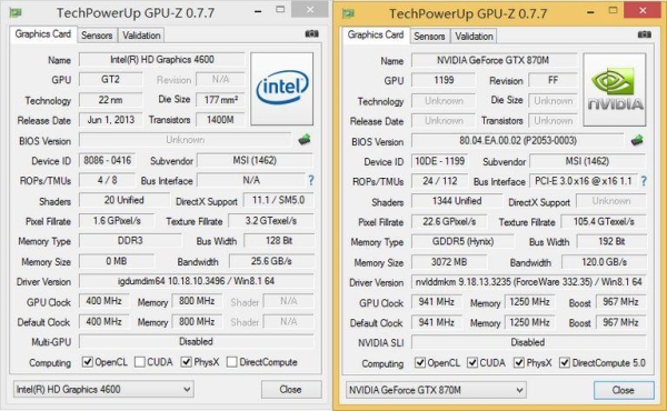 gtx870m相当于什么笔记本显卡？（镭波f660d的显卡）