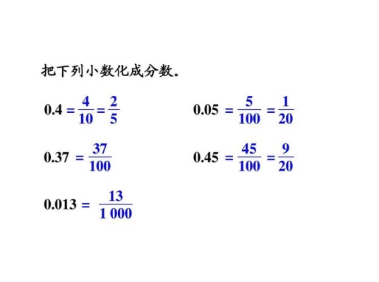 分数化小数的三种方法？（分数化小数怎么化）