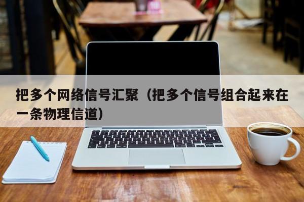 把多个网络信号汇聚（把多个信号组合起来在一条物理信道）