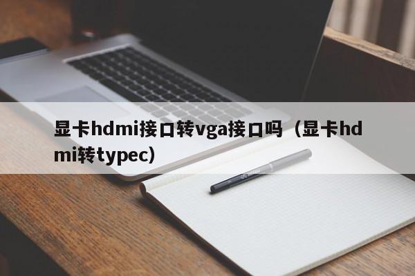 显卡hdmi接口转vga接口吗（显卡hdmi转typec）