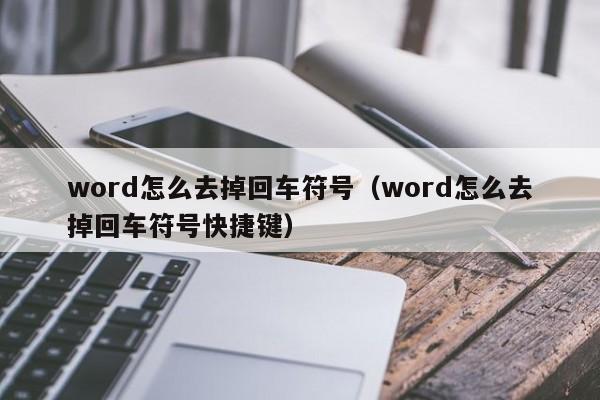 word怎么去掉回车符号（word怎么去掉回车符号快捷键）