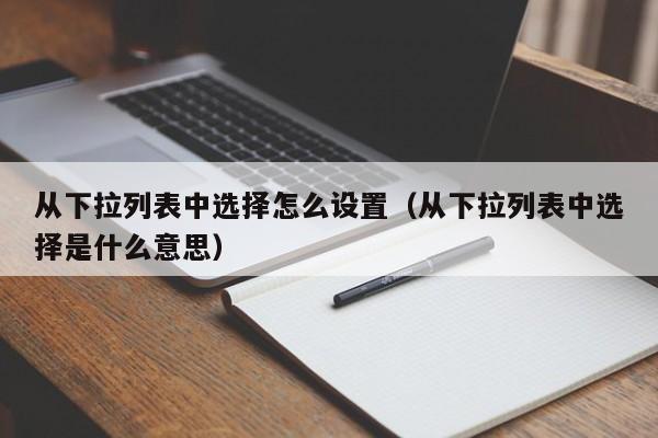 从下拉列表中选择怎么设置（从下拉列表中选择是什么意思）